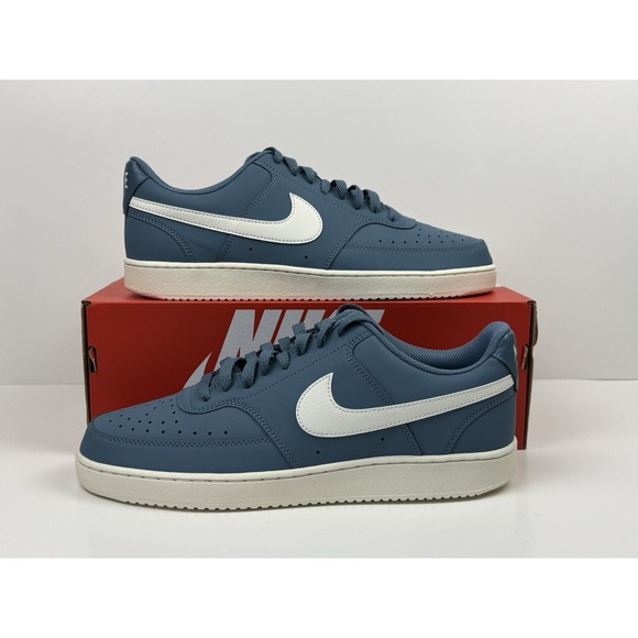 Nike Court Vision Lo Sneakers Men's Size 11 Smokey Blue/ Sail HM9429-001